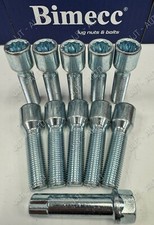 Alloy Wheel Tuner Bolts Fits Mercedes E M R Class CLS Tapered M14x1.5 40mm x 10