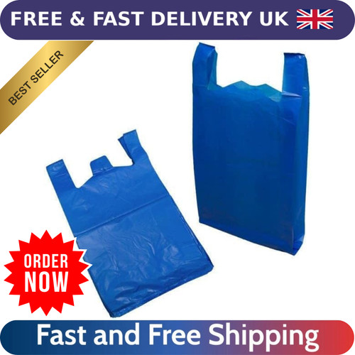 Large vest carrier bags - large,