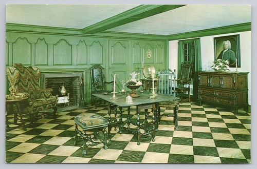 Old colonial home parlor - old,