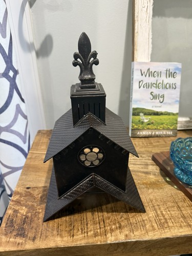 Church candle holder piece - church,