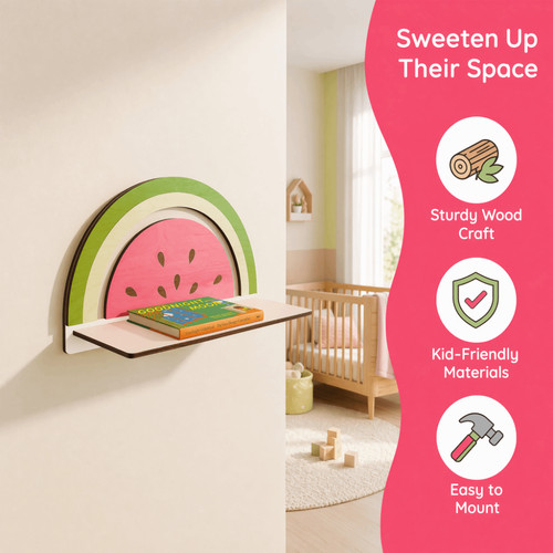 Kids wooden floating wall - floating,