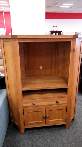 Solid oak corner cabinet - corner,