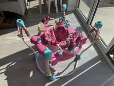 Girls Bright Starts Disney Minnie Mouse Baby Jumper Hopping Jumping Bouncer Pink