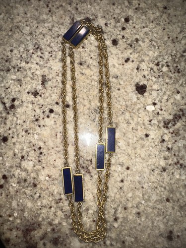 Gucci gold tone blue jeweled - gucci,