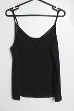 Debbie Shuchat Womens Strappy Top - Black - Size Medium M (C11)