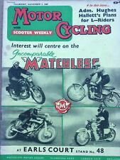 Motor Cycling Magazine - 3 November 1960 - Velocette Viceroy, Norton 350cc