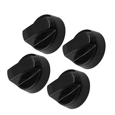 4 x GORENJE Oven Cooker Hob Flame Burner Hotplate Black Control Switch Knobs