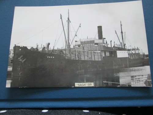 Shipping photo saga 1909 - photo, "saga