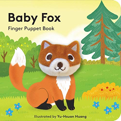 Baby fox finger puppet - fox:,