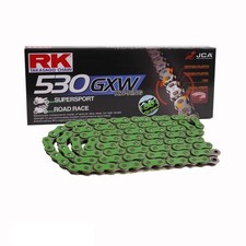 Motorcycle Chain GREEN XW Ring