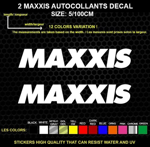 Maxxis decorative stickers - maxxis,