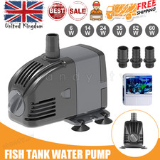 Fish Pond Tank Water Pump Submersible Aquarium Pump Sump Fountain Outdoor 