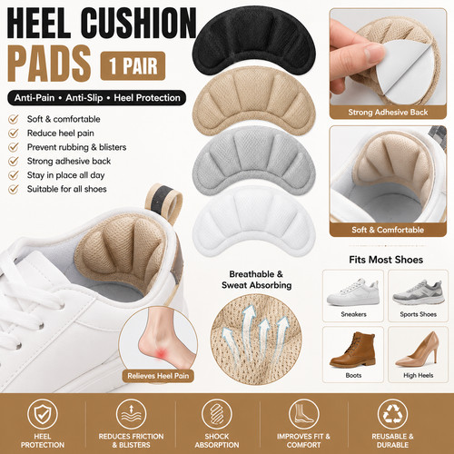 4pcs back heel cushion - 4pcs, of