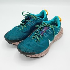 Nike Pegasus Trail 3 Running Shoes UK 8.5 Mens Mystic Teal Blue Trainers FLT-FPL