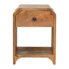 Wood Bedside Table 1 Drawer