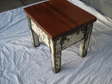 SMALL TABLE/BENCH RUSTIC FARM HOUSE SHABBY CHIC