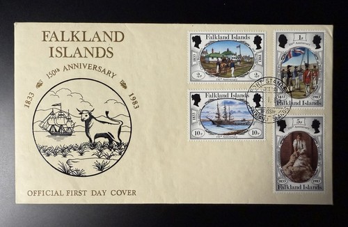 Fdc 1983 falkland islands - fdc,
