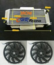 3ROW Aluminum Radiator+Fans FOR FORD FIESTA I MK1 1.3/1.6 XR2 MT 1976-1983