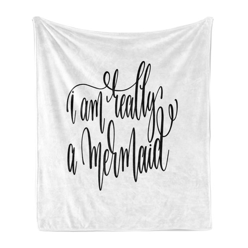 Mermaid soft flannel - i'm,