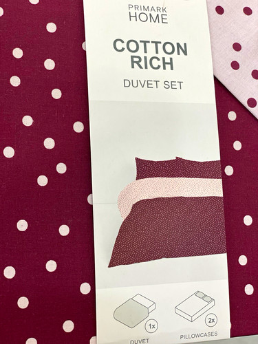 Polka dot burgundy pink - polka, burgundy/pink