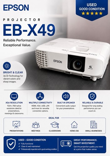 Epson x49 hdmi - epson, with