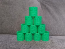 10 x UK Scouting Plastic green