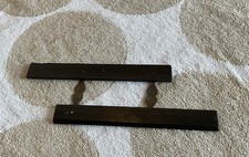 VTG Brass and Ebony Pocket Size Parallel Rule 6 Inches Long Good Condition