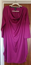 Brand New I.D. Clothing Fushia Pink Dress One Size Up To UK 18 Pockets