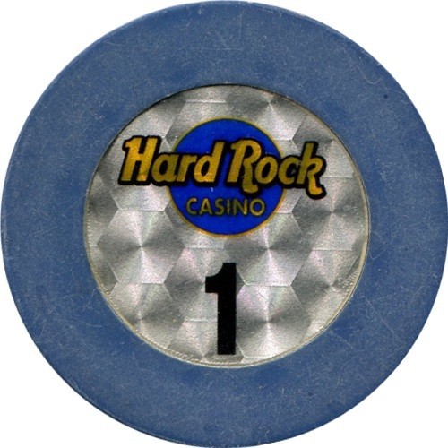 Hard rock roulette casino chip - rock,