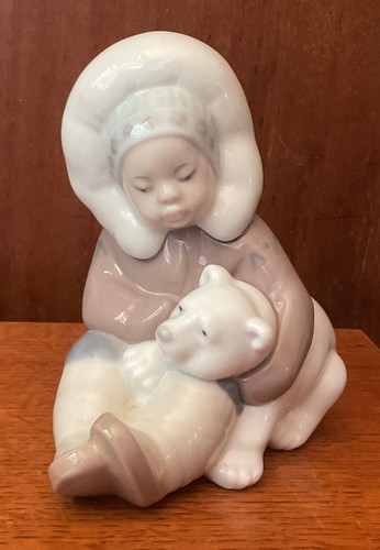 Vintage lladro eskimo child - lladro, &