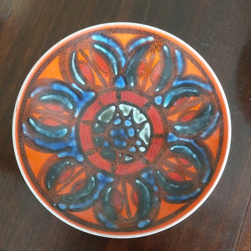 Poole pottery delphis plate - pottery,