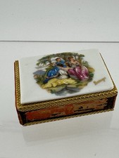 Limoges Porcelain Matchbox