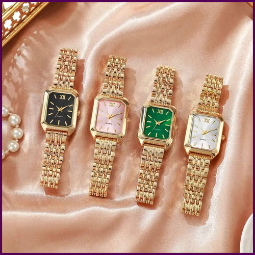 Fashion rectangle women quartz - fashion,