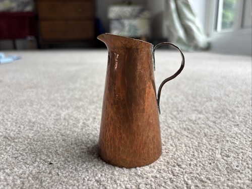 Hand made copper - hand, jug;