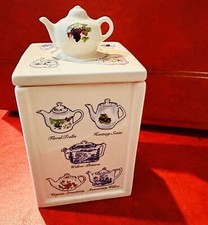 Ceramic TEA CADDY Ringtons