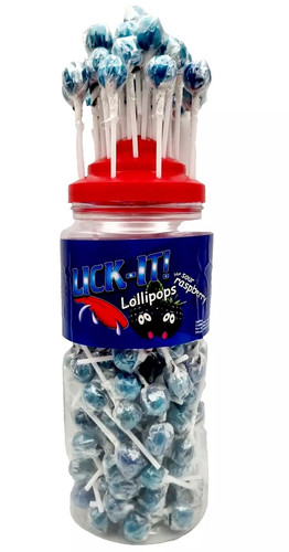 Lick lollipops blue - lick,