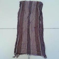 FAT FACE Scarf Purple Tasseled