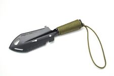 Metal Detecting Trowel With Paracord Measuring Guide Case Tactical Mini Shovel
