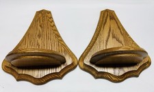 Pair Of Shabby Cottagecore Oak
