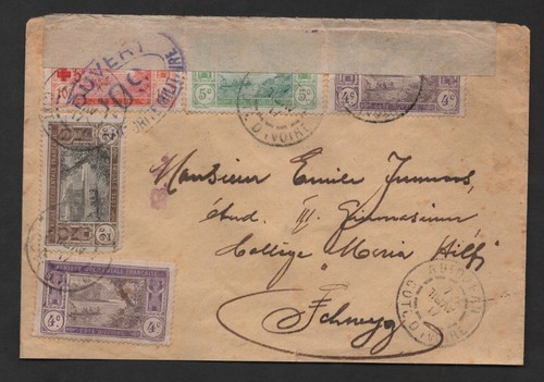 French africa censored - french, 1917