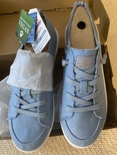 Skechers Bobs Blue Canvas lace