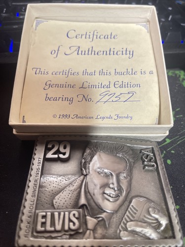 Elvis presley belt buckle - elvis,