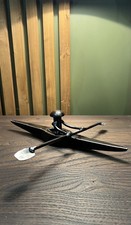 Scrap Metal Art canoe boat