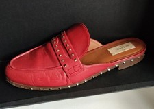 Valentino Rockstud womens shoes size 6.5 flats mules slides loafer clog designer