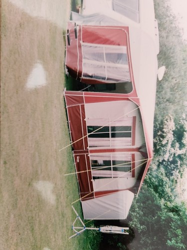 Caravan awning - caravan,