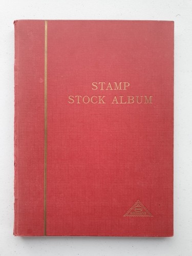 Stamp album containing - stamp,