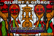 Gilbert and George signed poster set of 6, The Beard Pictures