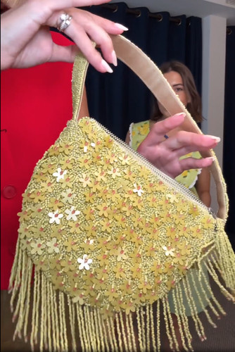 Zara bucket bag with floral - zara,