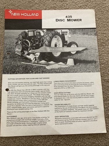 New holland disc mower - new,