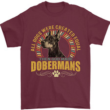 A Dobermans Dog Mens T-Shirt 100% Cotton